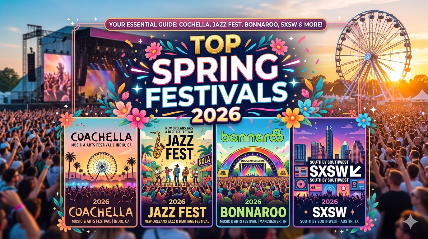 Top Spring Festivals 2026: Essential Guide to the Year’s Best Events