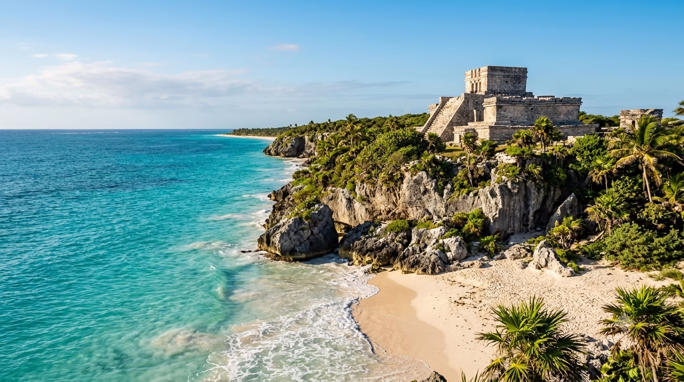 5-Day Itinerary for Mexico: Cities, Ruins, and Caribbean Beaches